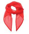 PR740 Premier 'Colours' Chiffon Scarf Strawberry Red colour image